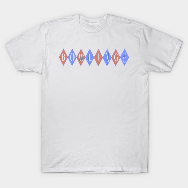 Bowling Retro 2 T-Shirt by TaliDe